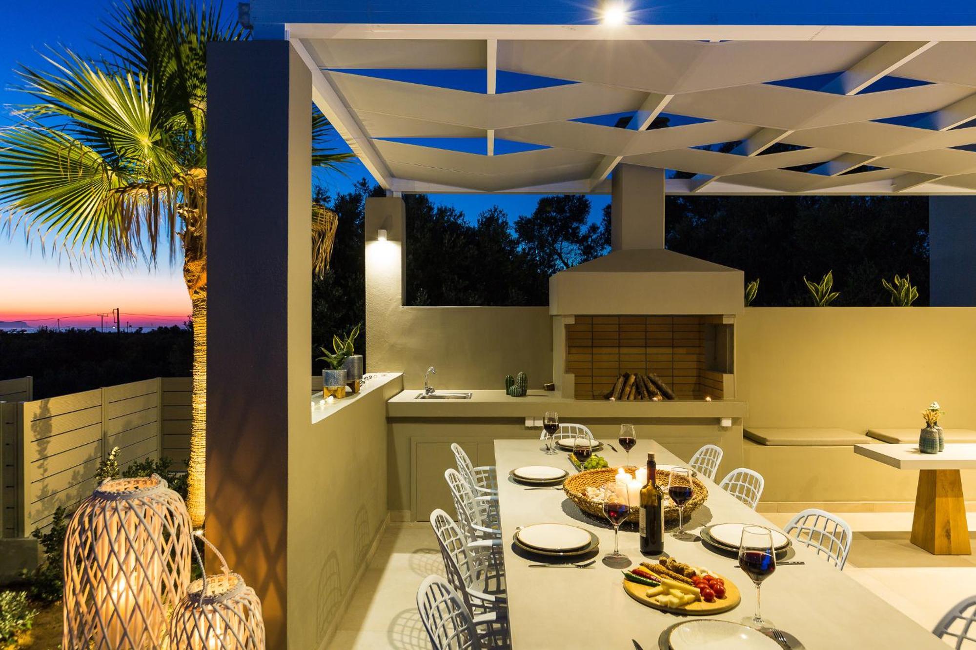 Vasilios Villa, With Pool, Gym & Close To Beach, By Thinkvilla Loutra Exteriér fotografie