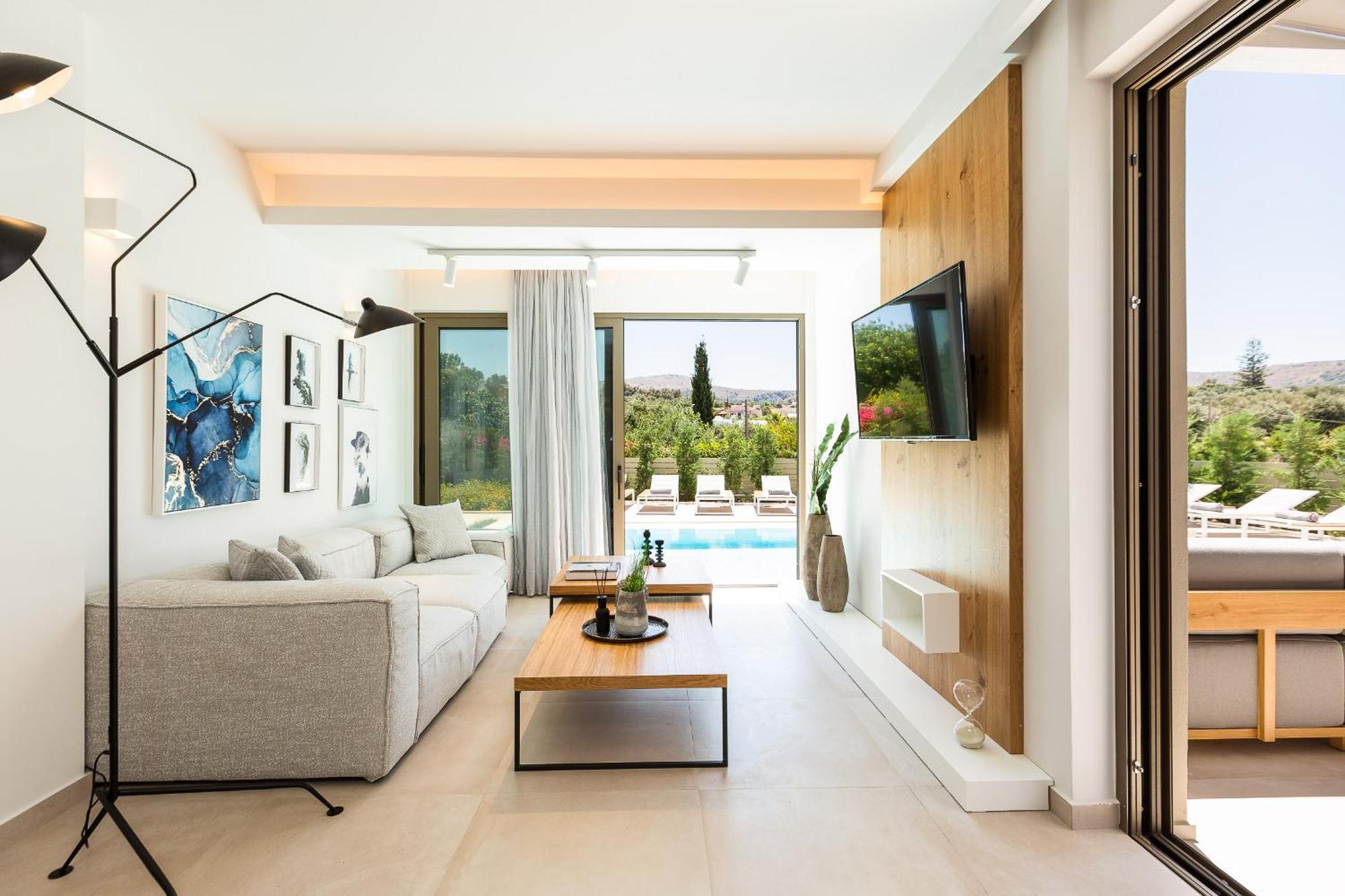 Vasilios Villa, With Pool, Gym & Close To Beach, By Thinkvilla Loutra Exteriér fotografie